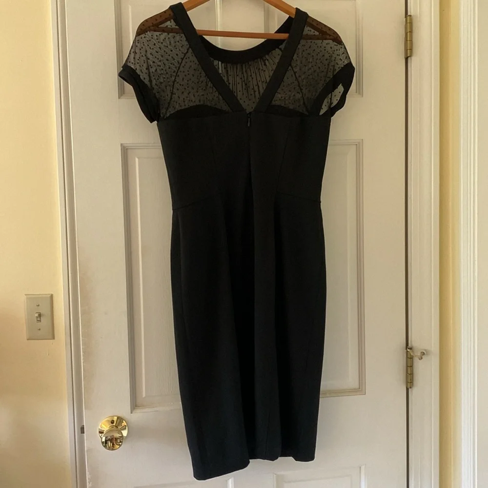 Elegant Black Mesh sweetheart Dress - Picture 4 of 5